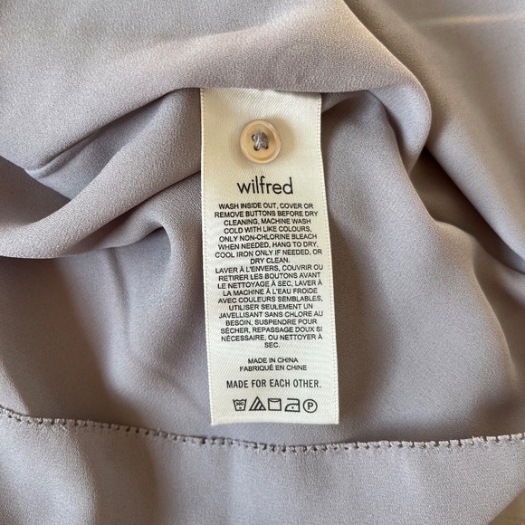 Aritzia Wilfred⎜MIRIAM DRESS⎜DRY BASIL / GRANITE BLUE - Picture 12 of 15